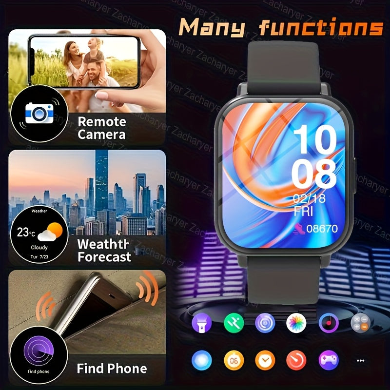 Smartwatch Masculino ZACHARYER Compatível com iPhone/Android