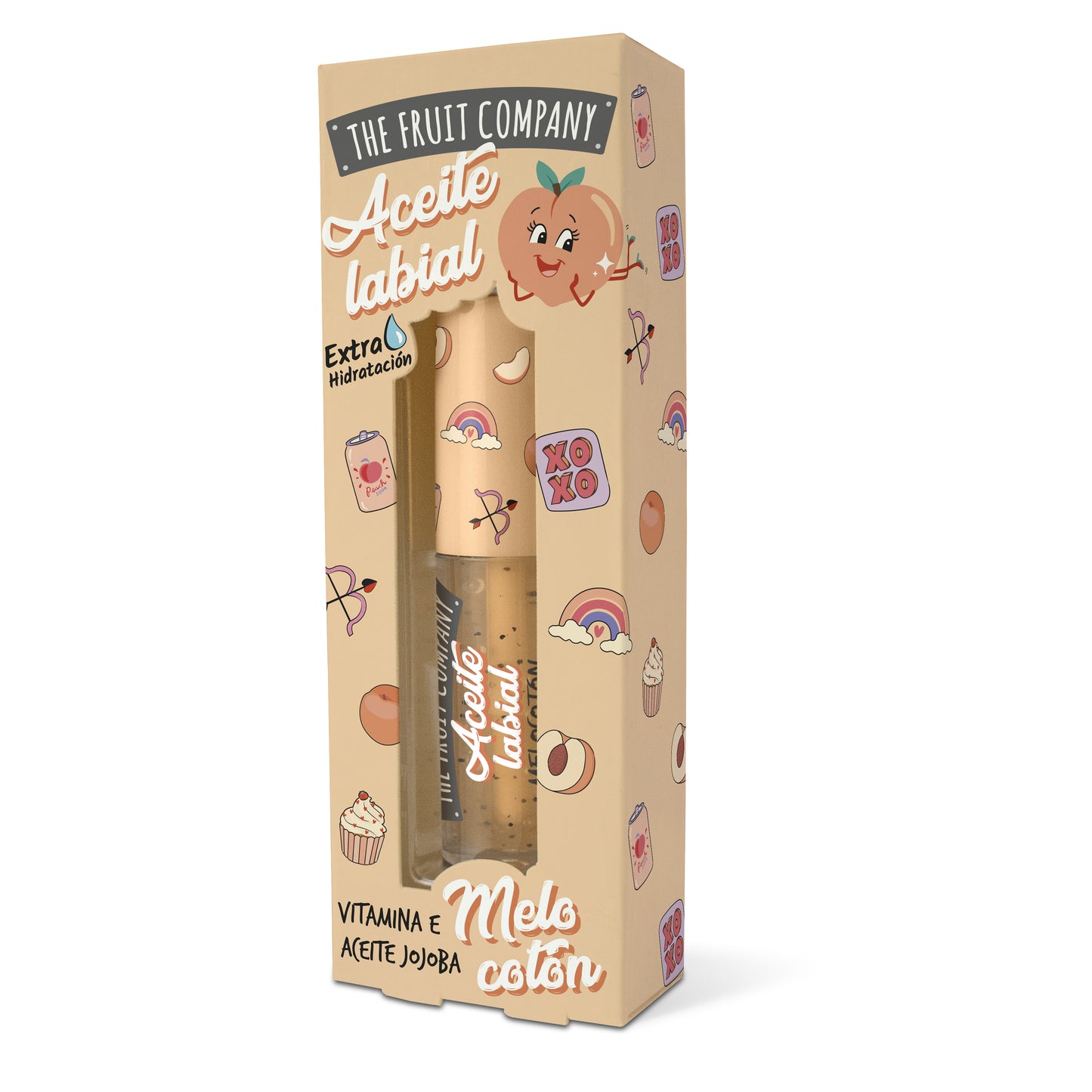 Gloss Labial de Pêssego 3,6 ml | The Fruit Company