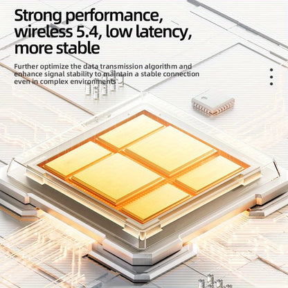 Fones de Ouvido TWS WoSD 2025 – Som HiFi com Grave Potentepara Android e iPhone