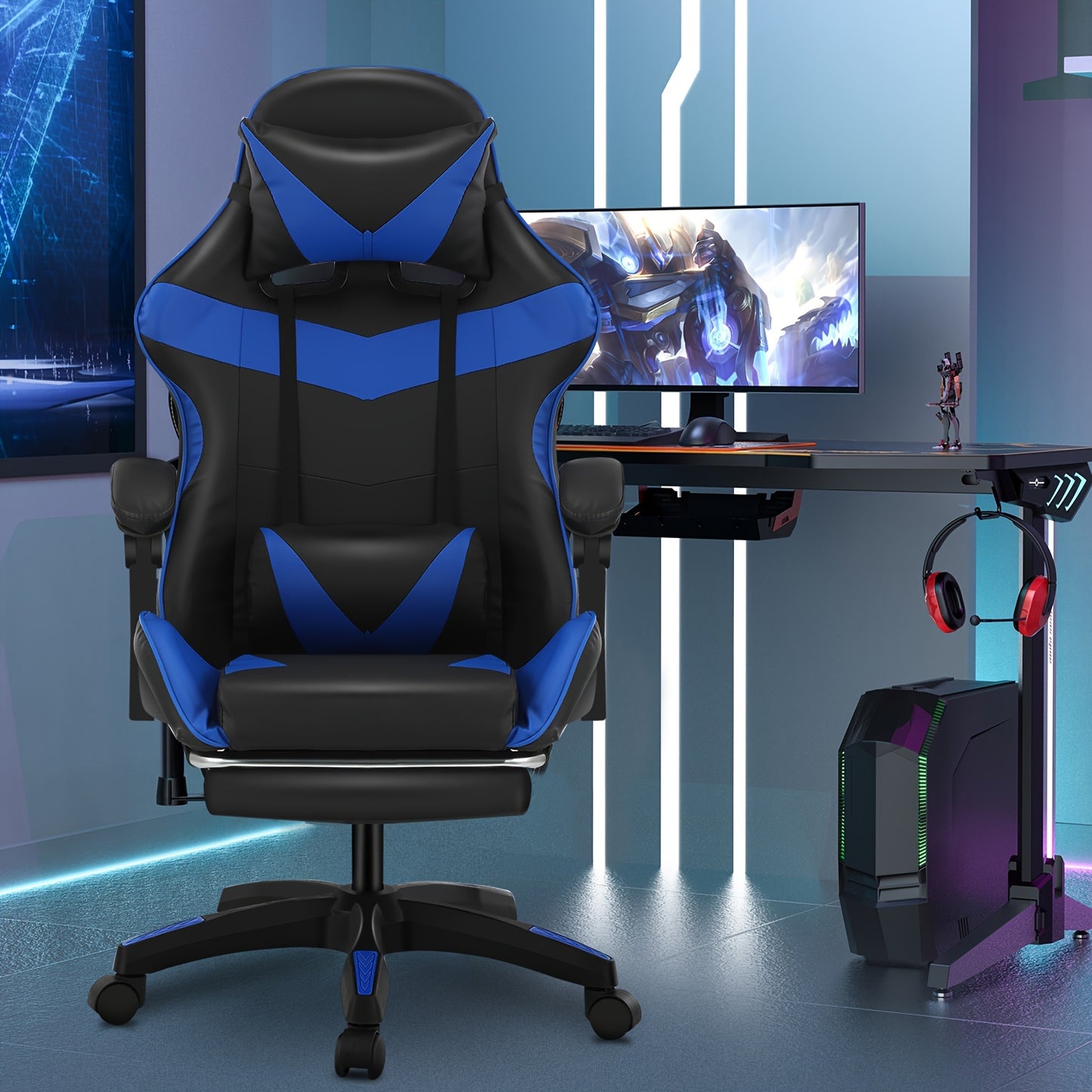 Cadeira Gamer Ergonômica Reclinável Design Racing