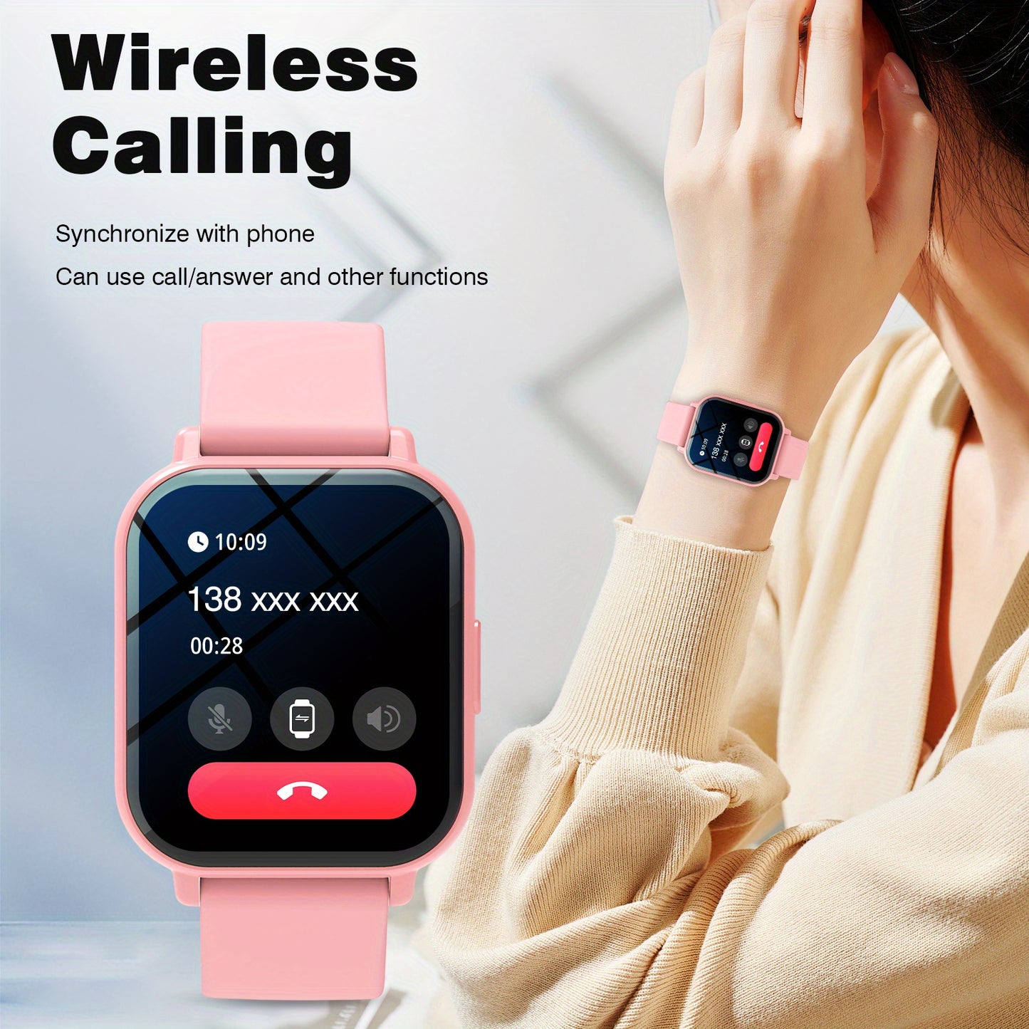 Smartwatch Masculino ZACHARYER Compatível com iPhone/Android