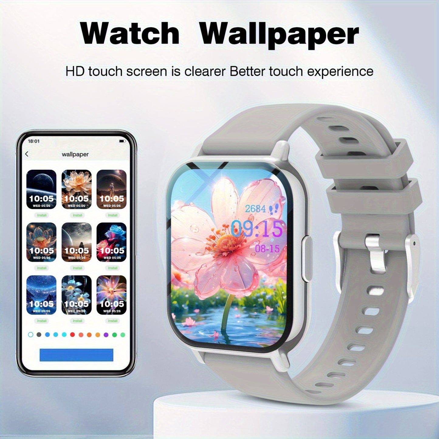 Smartwatch Masculino ZACHARYER Compatível com iPhone/Android