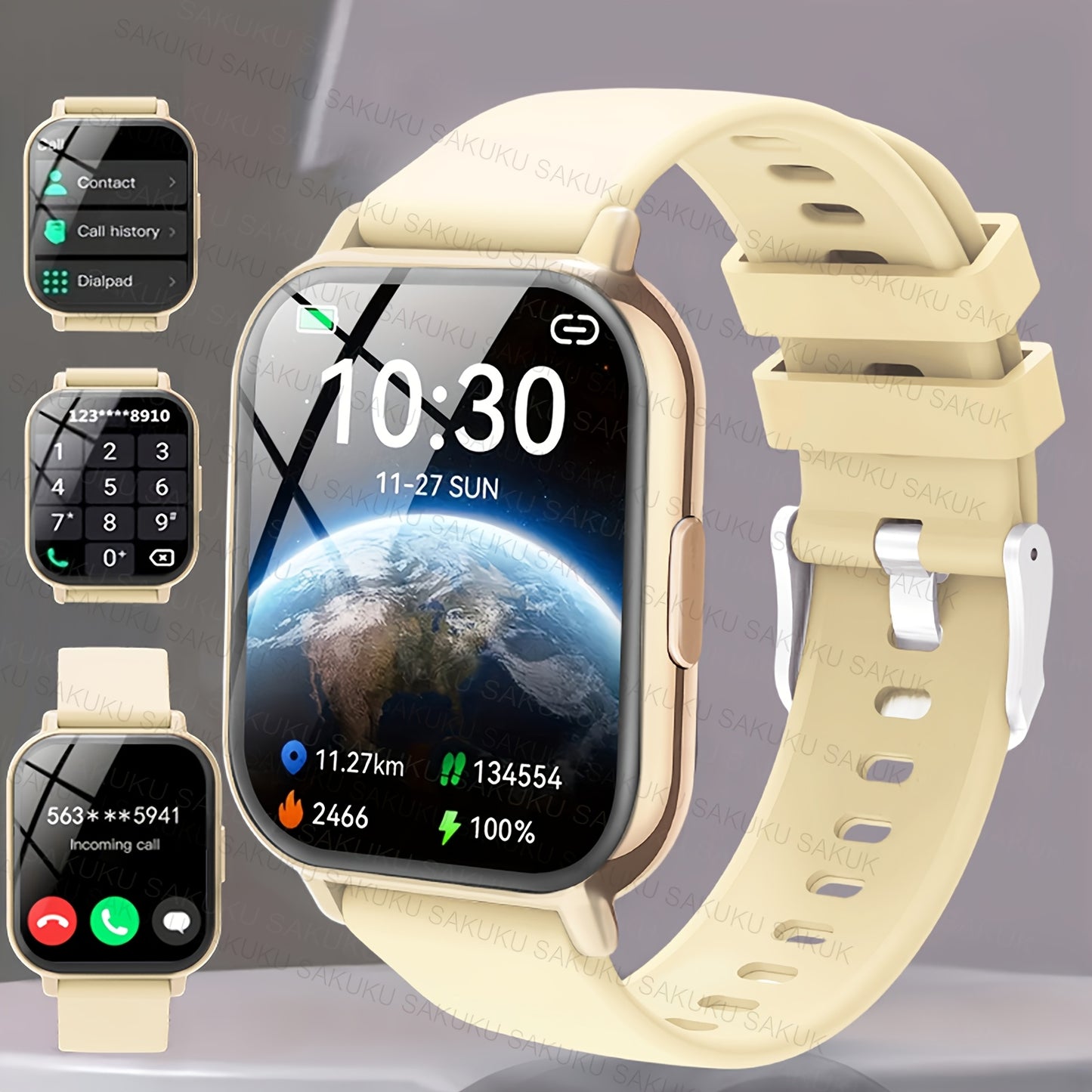 Smartwatch Masculino ZACHARYER Compatível com iPhone/Android