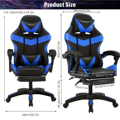 Cadeira Gamer Ergonômica Reclinável Design Racing