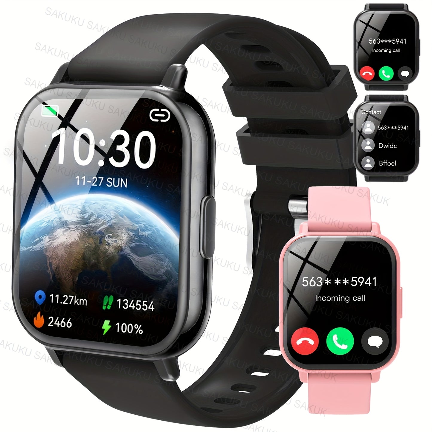 Smartwatch Masculino ZACHARYER Compatível com iPhone/Android