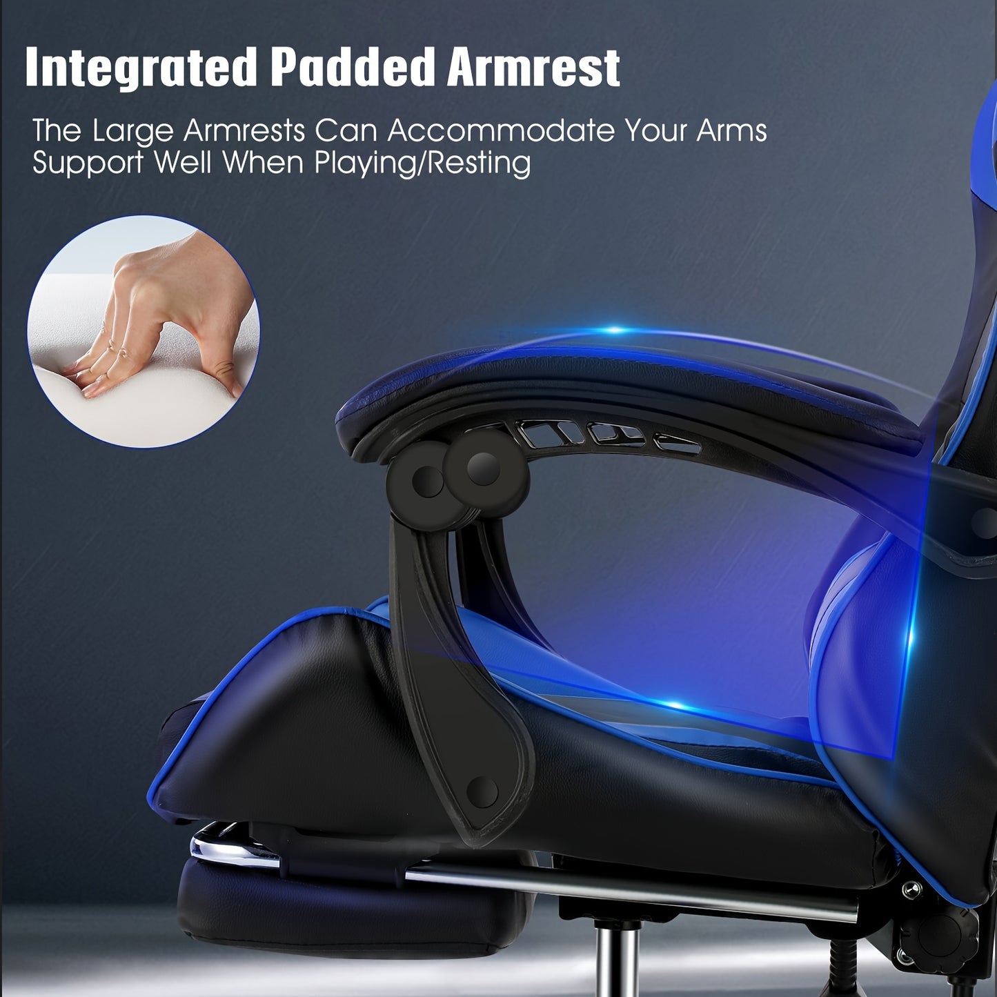 Cadeira Gamer Ergonômica Reclinável Design Racing
