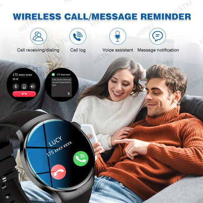 Smartwatch Premium Esportivos, Elegante Compatível com iPhone e m Android