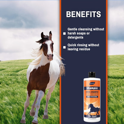 Shampoo Bomba Cavalo, Nutrição Profunda e Brilho Sedoso