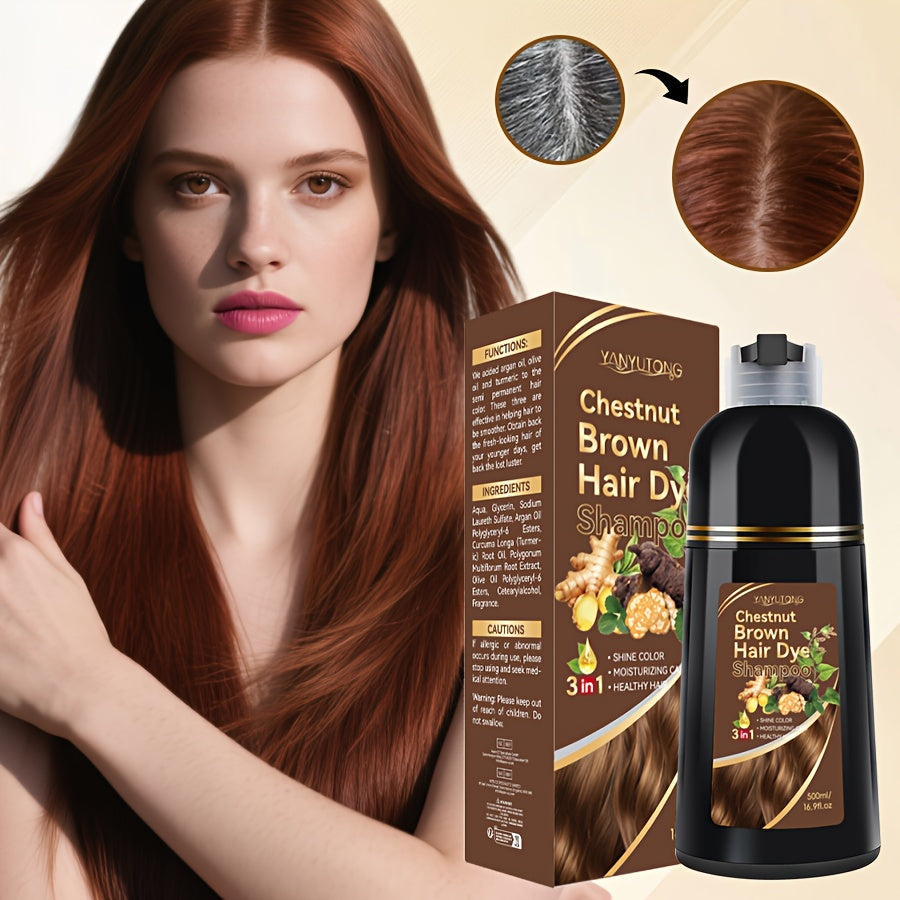 Shampoo totalizante 3 em 1 para coloração rápida 500ml