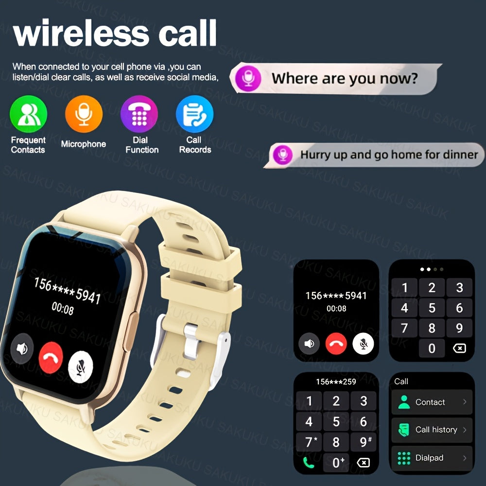 Smartwatch Masculino ZACHARYER Compatível com iPhone/Android