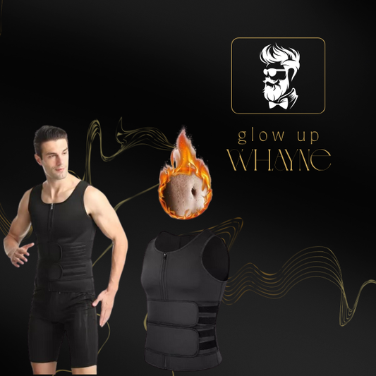 Colete Masculino Neoprene com Zíper e Cinta Ajustável – Treino, Suporte e Modelagem