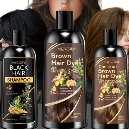 Shampoo 3 em 1 Nutrição Profunda e Fórmula Suave à Base de Plantas