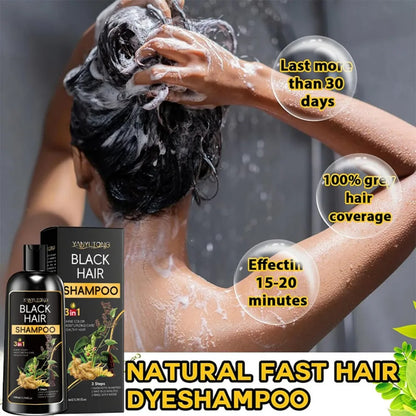 Shampoo 3 em 1 Nutrição Profunda e Fórmula Suave à Base de Plantas