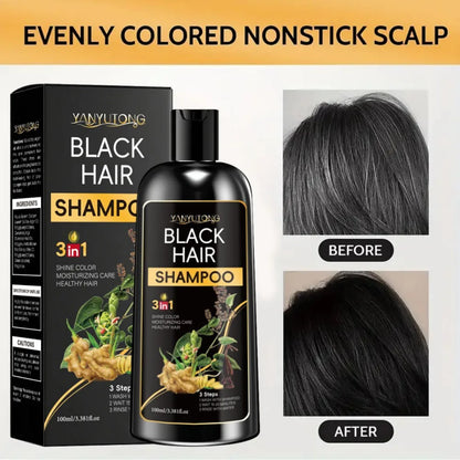 Shampoo 3 em 1 Nutrição Profunda e Fórmula Suave à Base de Plantas