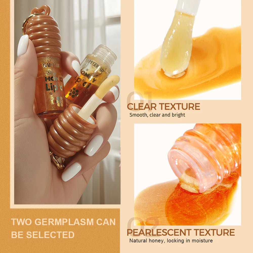 Gloss labial com essência de mel