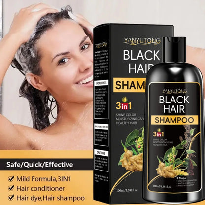 Shampoo 3 em 1 Nutrição Profunda e Fórmula Suave à Base de Plantas