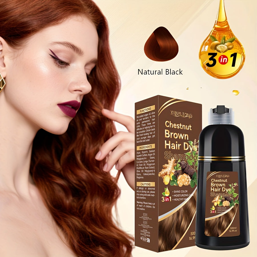 Shampoo totalizante 3 em 1 para coloração rápida 500ml