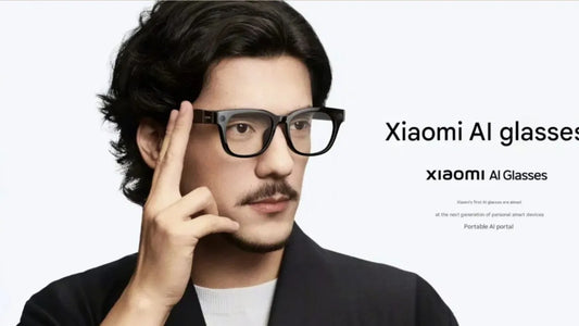 Óculos Inteligentes Xiaomi 1080P HD com IA – Câmera 100MP, Bluetooth, Assistente de Voz e Bateria 260mAh